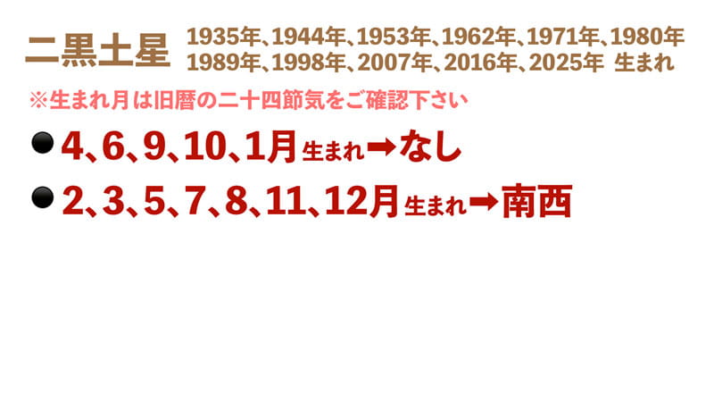 2026年旅行月二黒土星