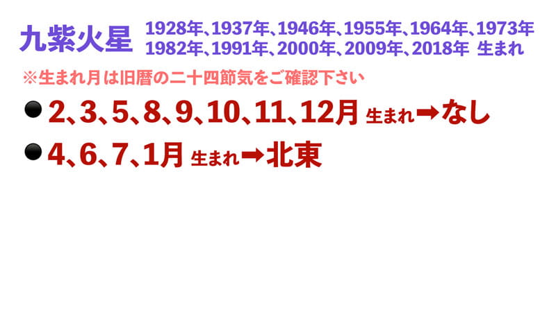 2026年旅行月九紫火星